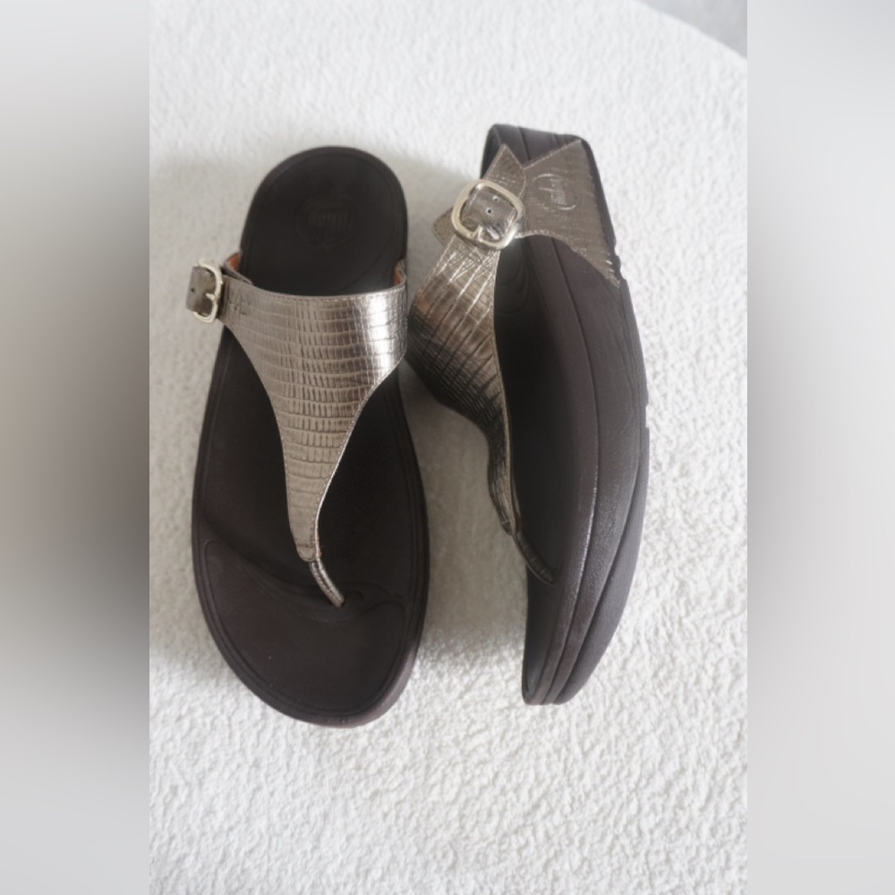 Fitflop Metallic Brown Sandals